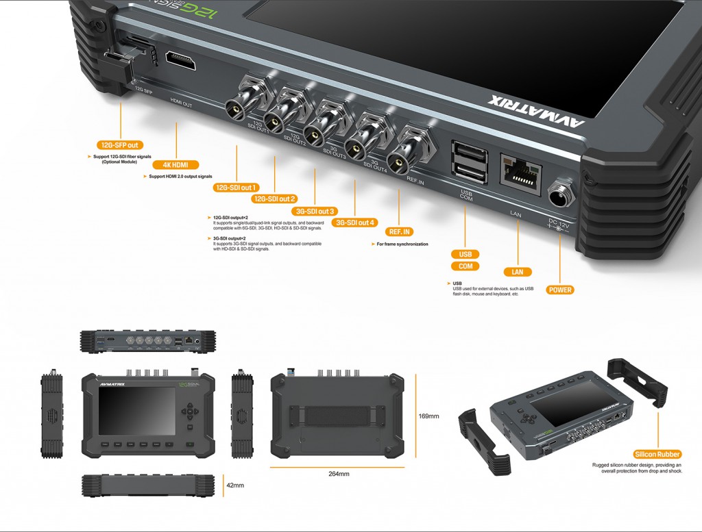  AV Matrix HDMI2.0 Pattern Generator